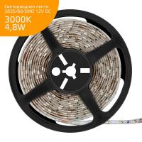 Светодиодная влагозащищенная лента Gauss 4,8W/m 60LED/m 2835SMD теплый белый 5M 356000105 Алматы