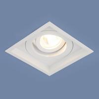 Встраиваемый светильник Elektrostandard 1071/1 MR16 WH белый a036503 Алматы