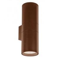 Уличный настенный светильник Ideal Lux Gun AP2 Small Coffee 163635