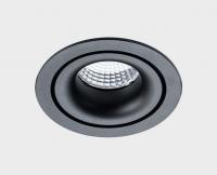 Встраиваемый светодиодный светильник Italline IT06-6018 black 4000K Алматы