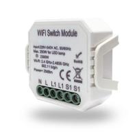 Wi-Fi реле-выключатель одноканальное Denkirs 1x2300Вт/250Вт для LED RL1001-SM Алматы
