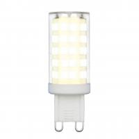 Лампа светодиодная Uniel G9 9W 3000K прозрачная LED-JCD-9W/3000K/G9/CL GLZ09TR UL-00006488
