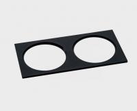 Рамка декоративная Italline IT06-6016 black FR2 Алматы