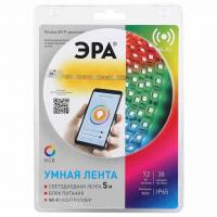 Светодиодная влагозащищенная лента ЭРА 7,2W/m 30LED/m 5050SMD RGB 5M 5050-30-RGB-IP65-Wifi-5m (12V) Б0043446 Алматы