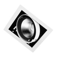 Встраиваемый светодиодный светильник Ambrella light Cardano T811 BK/CH 12W 4200K Алматы