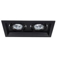 Встраиваемый светильник Arte Lamp Canis A6661PL-2BK Алматы