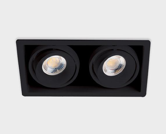 Встраиваемый светильник Italline DE-312 black Алматы