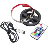 Светодиодная лента Apeyron 7,2W/m 30LED/m 5050SMD разноцветная 1M 10-69 Алматы