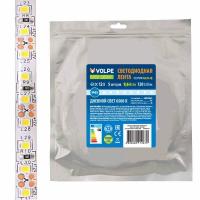 Светодиодная влагозащищенная лента Volpe 9,6W/m 120LED/m 2835SMD холодный белый 5M ULS-Q333 2835-120LED/m-8mm-IP65-DC12V-9,6W/m-5M-6500K UL-00004534 Алматы