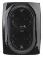 Розетка ЭРА 12 2x2P E Schuko 16A 250V 12-2106-06 Б0031233