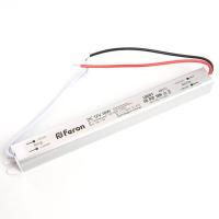 Блок питания для светодиодной ленты Feron LB001 12V 18W IP20 1,5A 48010 Алматы