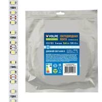 Светодиодная лента Volpe 9,6W/m 120LED/m 2835SMD холодный белый 5M ULS-Q330 2835-120LED/m-8mm-IP20-DC12V-9,6W/m-5M-6500K UL-00004539 Алматы