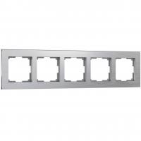 Рамка на 5 постов Werkel Aluminium алюминий W0051706 4690389158087