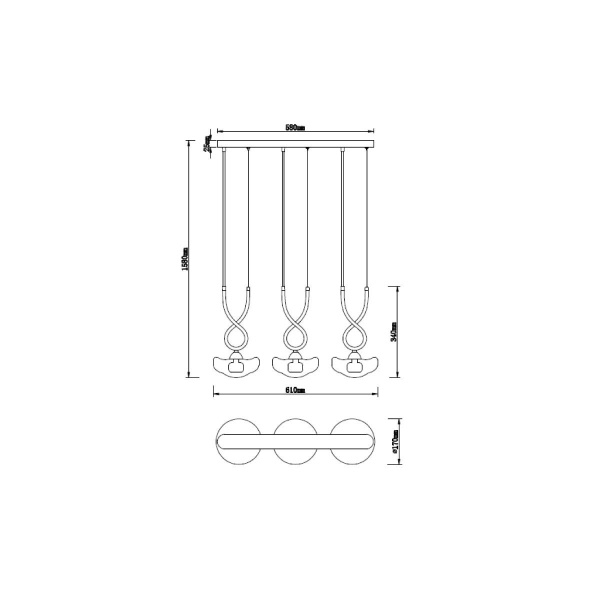 Подвесной светильник Vele Luce Janice VL5444P03