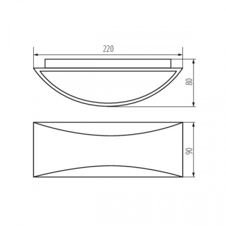 Фасадный светильник Kanlux BISO LED EL 8W-GR 29260