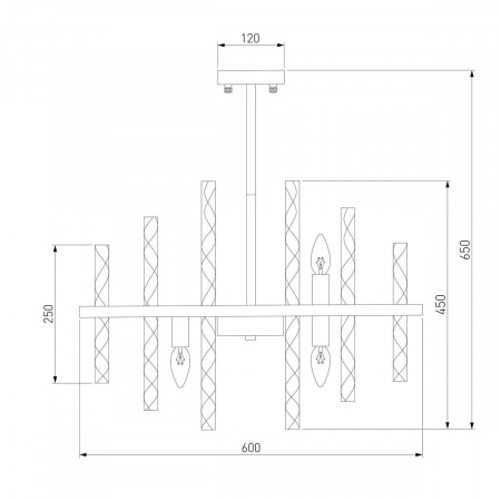 Подвесная люстра Bogates Hollis 368/9 Smart
