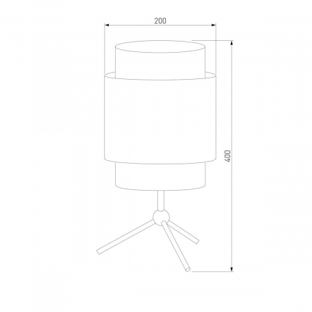 Настольная лампа TK Lighting 5567 Boho Black