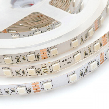 Светодиодная лента Apeyron 14,4W/m 60LED/m 5050SMD разноцветная 5M 17BL Алматы
