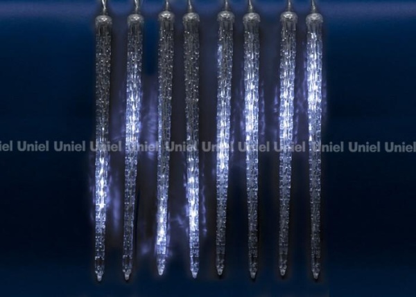 Светодиодная гирлянда Uniel занавес 220V белый ULD-E3005-300/DTK White IP44 ICICLE 11124