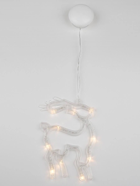 Подвесной светодиодный светильник «Олень» Uniel ULD-H1419-010/STA/3AAA Warm White IP20 Deer UL-00007252