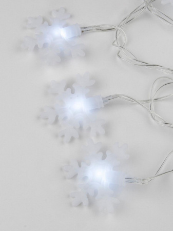 Светодиодная гирлянда Uniel снежинки 220V белый ULD-S0700-050/DTA White IP20 SNOWFLAKES-2 07935