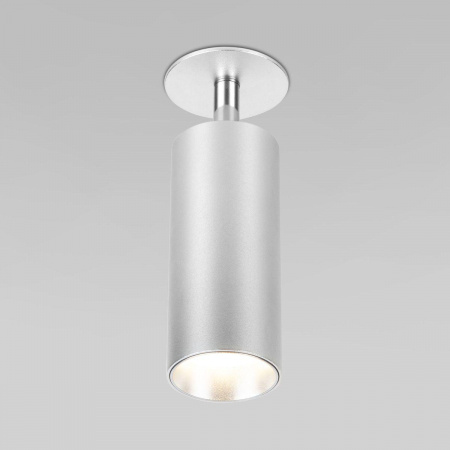 Встраиваемый светодиодный спот Elektrostandard Diffe 25052/Led серебряный a058172
