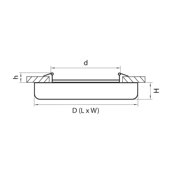 Встраиваемый светодиодный светильник Lightstar Zocco 222182