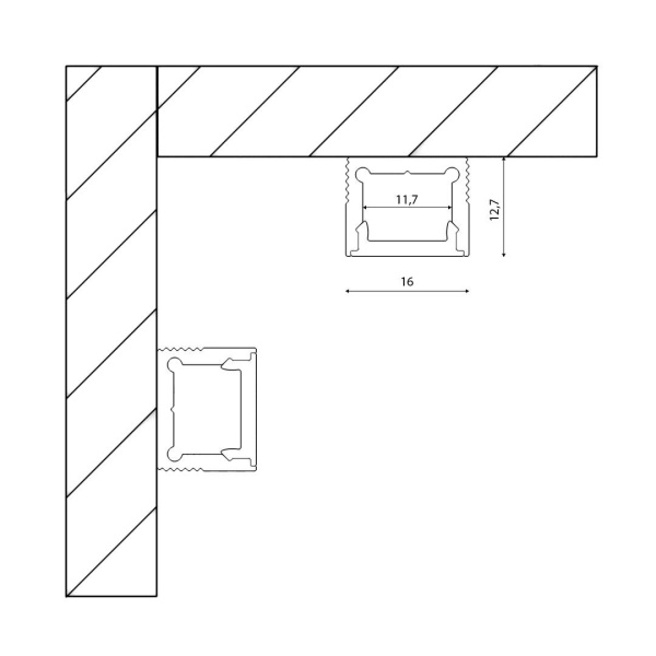 Профиль DesignLed LS.1613-R 010363 Алматы