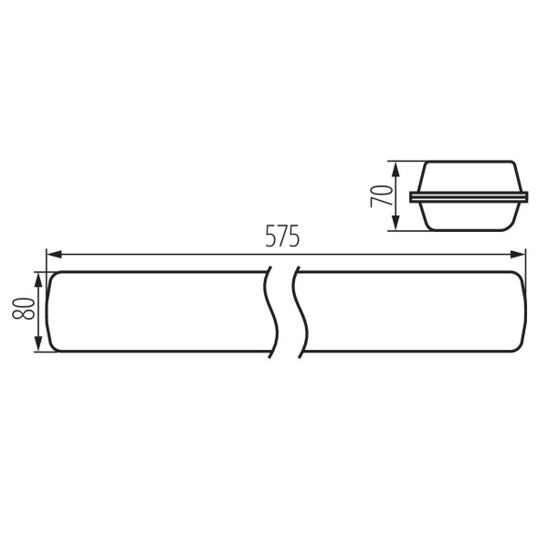 Линейный светильник Kanlux MAH LED HI 19W-NW RYF 22606 Алматы