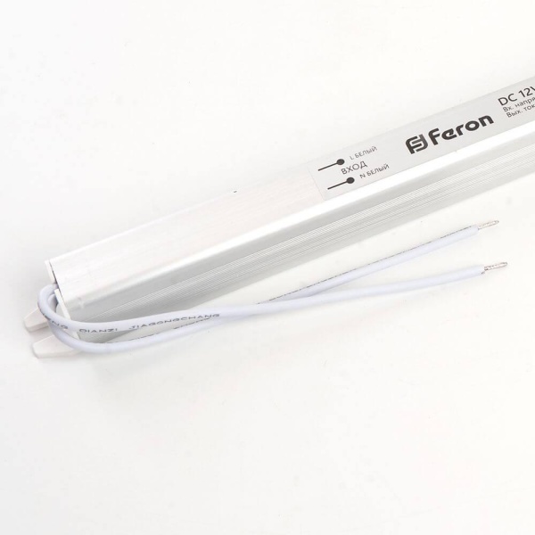 Блок питания для светодиодной ленты Feron LB001 12V 72W IP20 6A 48015 Алматы