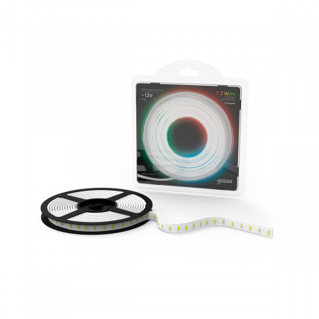 Светодиодная лента Gauss 7,2W/m 30LED/m 5050SMD RGB 5M 312000407 Алматы