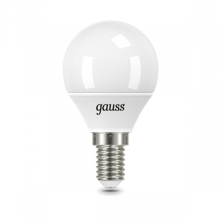 Лампа светодиодная Gauss E14 9.5W 6500K матовая 105101310