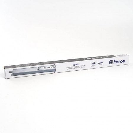 Блок питания для светодиодной ленты Feron LB001 12V 72W IP20 6A 48015 Алматы