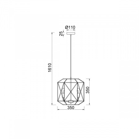 Подвесной светильник Vele Luce Evans VL4032P03