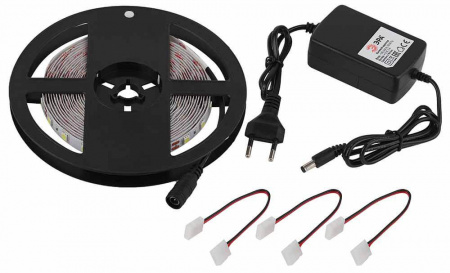 Светодиодная лента ЭРА 14,4W/m 60LED/m 5050SMD холодный белый 5M 5050kit-14,4-60-12-IP20-6500-5m Б0043065 Алматы