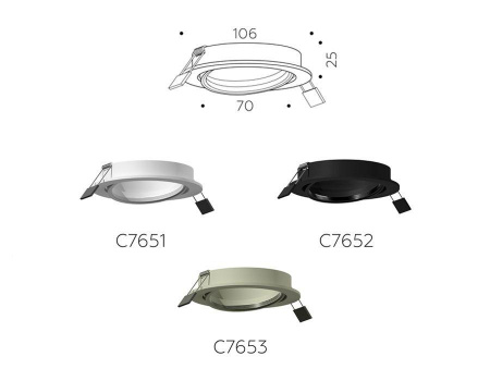 Корпус светильника Ambrella light DIY Spot C7651 Алматы