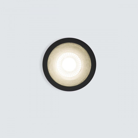 Встраиваемый светодиодный светильник Elektrostandard 15266/LED черный a055719