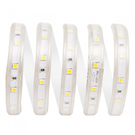 Светодиодная влагозащищенная лента OGM 4,8W/m 60LED/m 3528SMD теплый белый 5M SL-05 Алматы