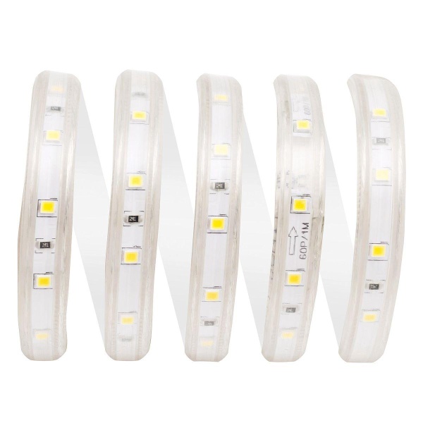 Светодиодная влагозащищенная лента OGM 4,8W/m 60LED/m 3528SMD теплый белый 5M SL-05 Алматы