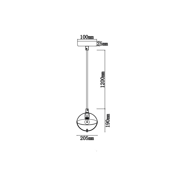 Подвесной светильник Vele Luce Broadway VL5362P21