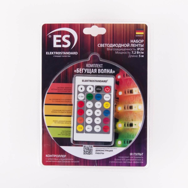 Светодиодная лента Elektrostandard 7,2W/m 30LED/m 5050SMD разноцветная 5M a049848 Алматы
