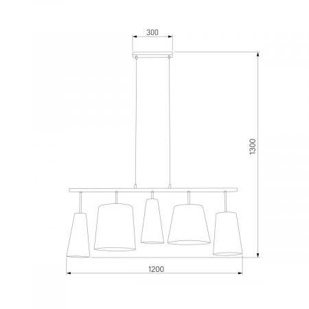 Подвесной светильник TK Lighting 1908 Pedro 5
