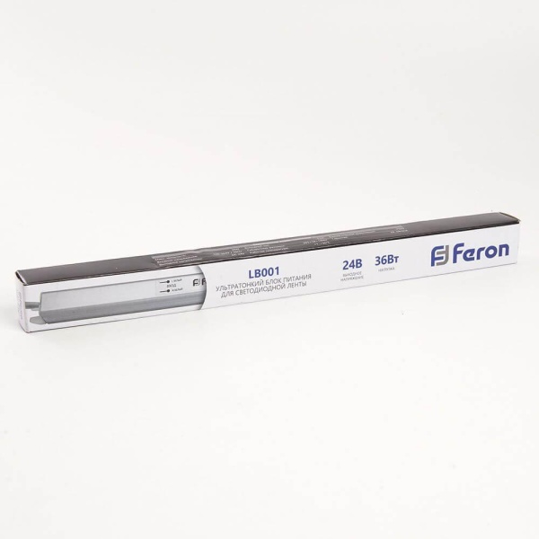 Блок питания для светодиодной ленты Feron LB001 24V 36W IP20 1,5A 48012 Алматы