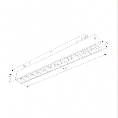 Трековый светодиодный светильник Elektrostandard Slim Magnetic 85004/01 a057192