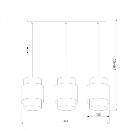 Подвесной светильник TK Lighting 6541 Boho Black