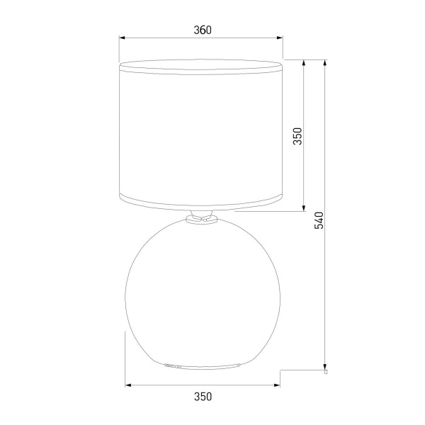 Настольная лампа TK Lighting 5089 Palla