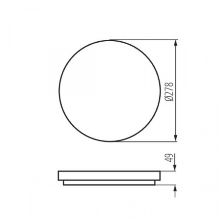 Настенный потолочный светильник Kanlux VARSO LED 18W-NW-O 26441