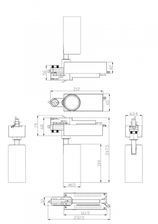 Трековый светодиодный светильник ЭРА SТR-30-36-40K-B20 Б0049763