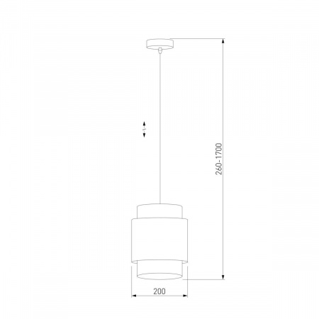 Подвесной светильник TK Lighting 6540 Boho Black