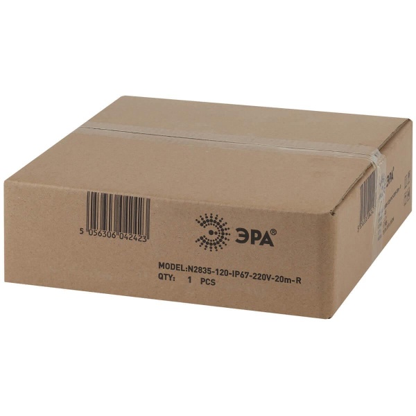 Гибкий неон ЭРА 2835SMD красный 20M N2835-120-IP67-220V-20m-R Б0043077 Алматы